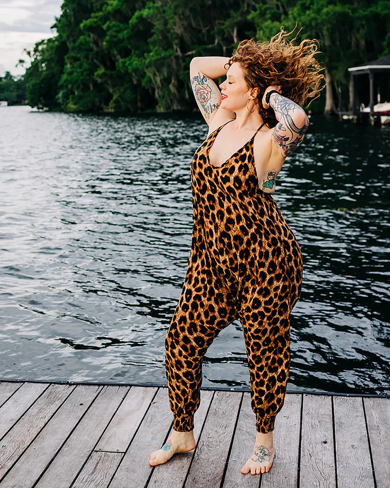 LEOPARD HAREM JUMPER - The Oracle Alchemist