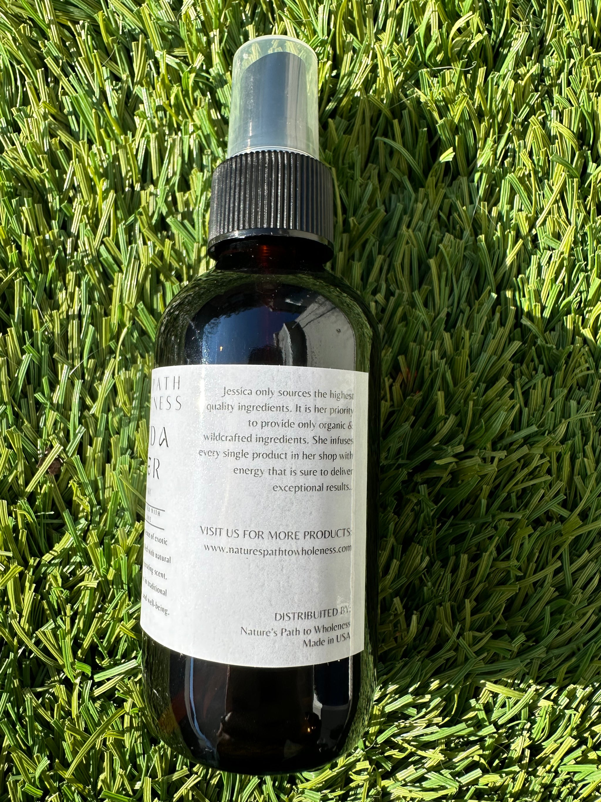 Florida Water 4 oz amber bottle