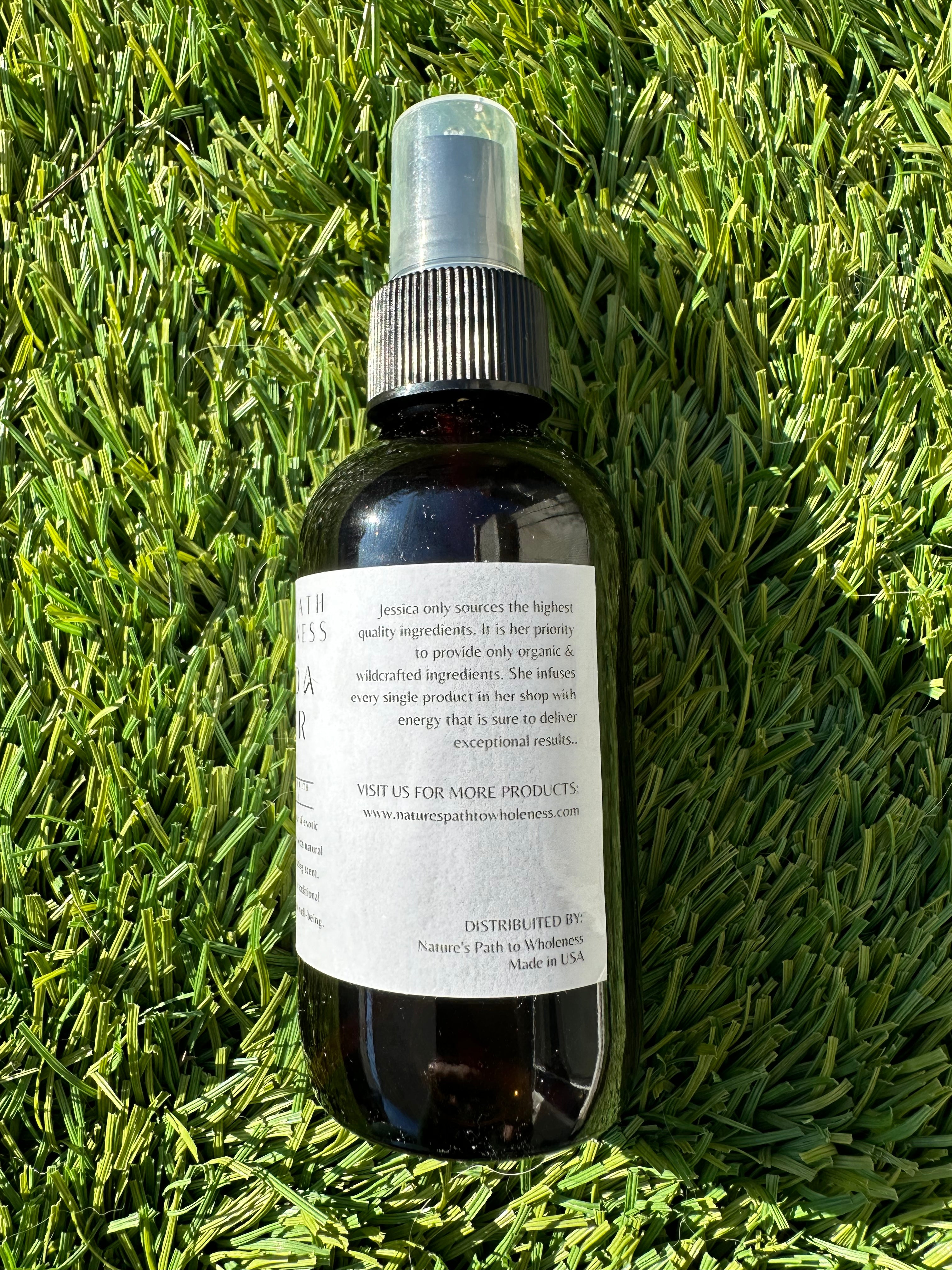 Florida Water 4 oz amber bottle