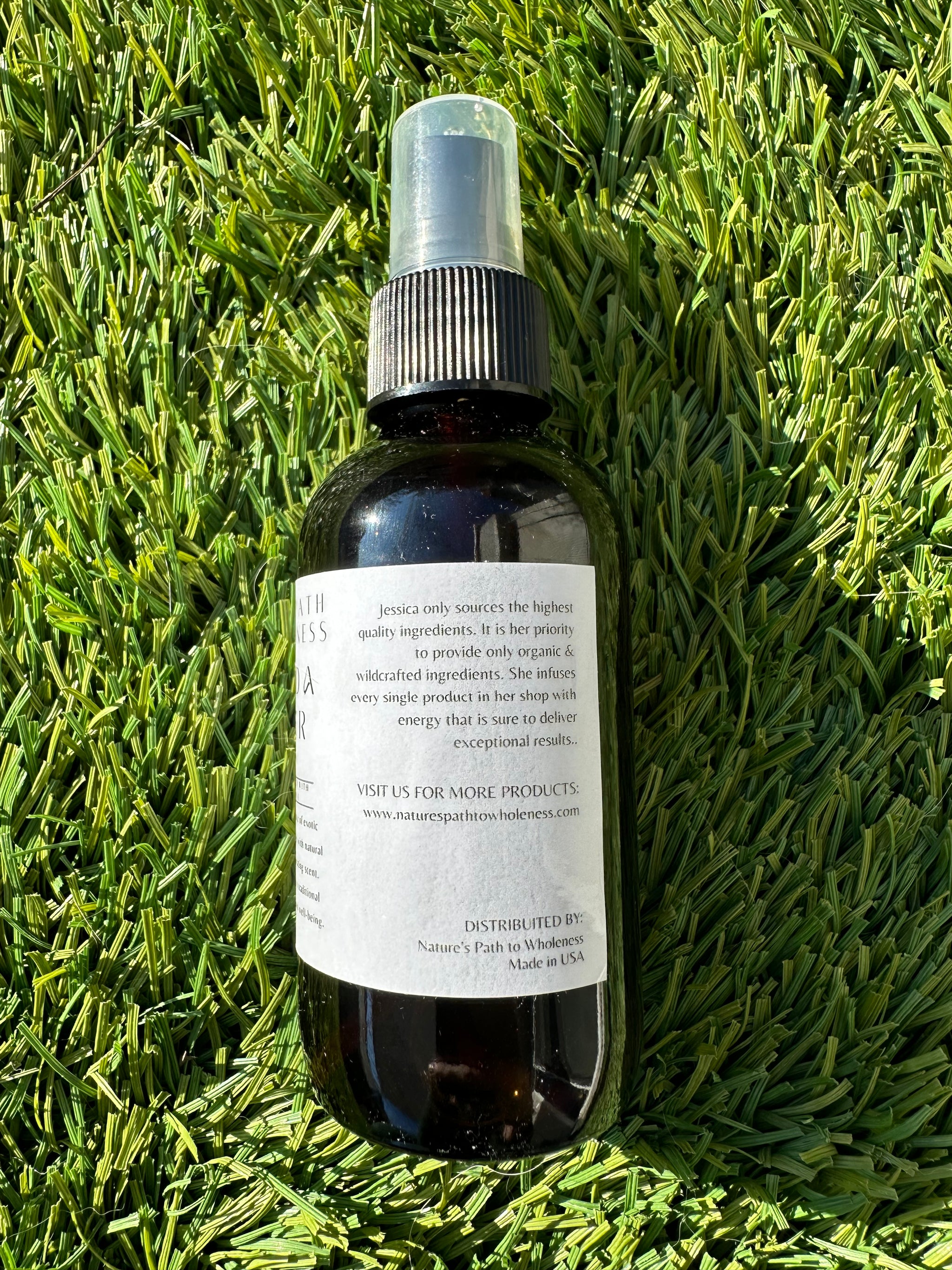 Florida Water 4 oz amber bottle